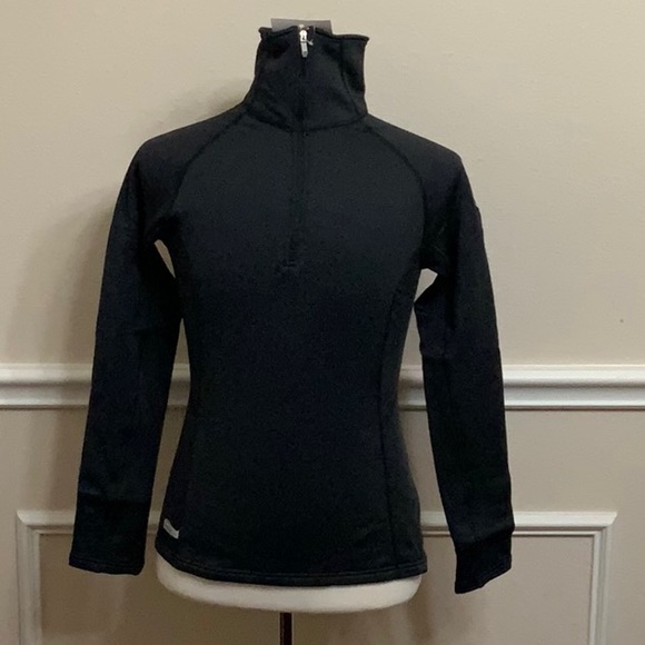 Spyder BANDITA 1/2 ZIP FLEECE top - Black - Picture 1 of 16